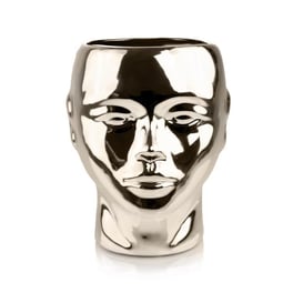 Slika 04.098.20 Posuda za cvijeće u obliku glave - zlatna