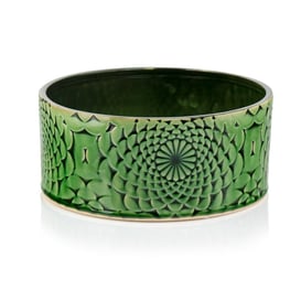 Slika 07.136.28 Niska posuda okruglog oblika - tamno zelena
