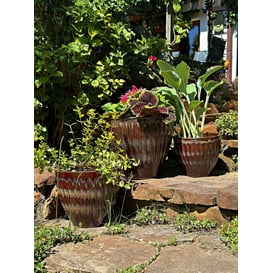 Picture of 79.015.25/30/37 Set od tri posude - smeđa