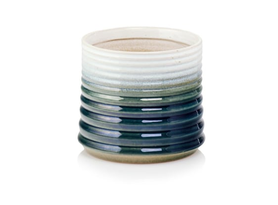 Slika 02.748.14 Posuda valjkastog oblika - plava/bijela