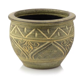 Slika 80.300. 19/25/30/38 Posuda od pečene keramike, obojana