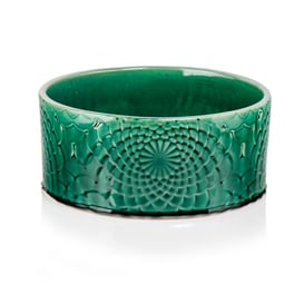 Slika 07.137.28 Niska posuda okruglog oblika - tirkizna