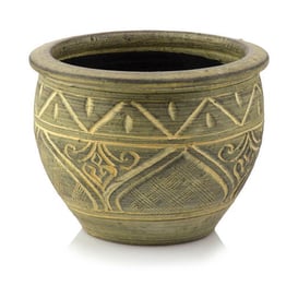 Slika 80.300. 19/25/30/38 Posuda od pečene keramike, obojana