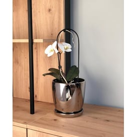 Slika 15.009. 13/17 Par posuda okruglog oblika - srebrna