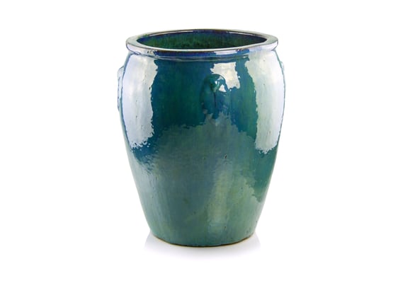 Slika 75.442 Visoka posuda u obliku vrča - tirkizna