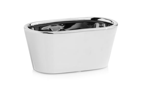 Slika 31.048 Posuda ovalnog oblika - srebrna 