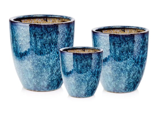 Picture of 01.519. 26/31/38 Set od tri posude okruglog oblika - plava