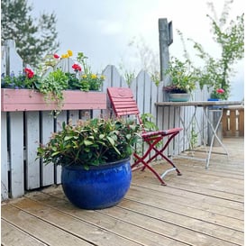 Slika 75.421.50 Niska posuda okruglog oblika - kobalt