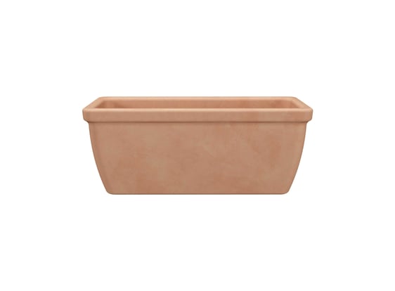 Slika 87.602.43 Duguljasta posuda "Liscia" okruglog oblika sa rubom - svijetla terakota