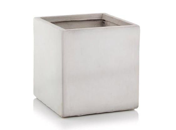 Slika 88.061 Velika posuda četvrtastog oblika - siva (prirodni beton)