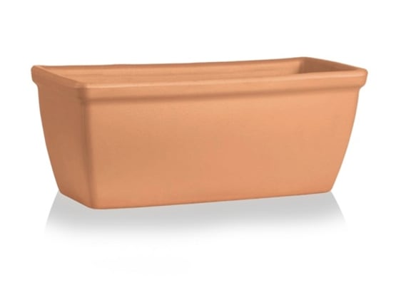 Slika 87.602.33 Duguljasta posuda "Liscia" okruglog oblika sa rubom - svijetla terakota