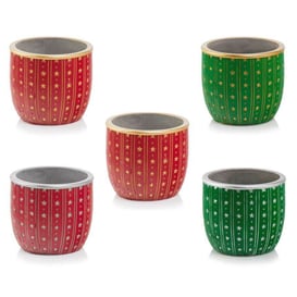 Picture of 05.293.14 Set posuda okruglog oblika - crvena/zelena