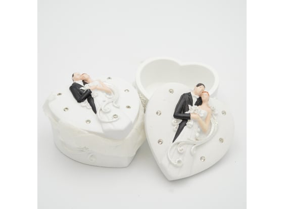 Slika Dekoracija srce -bijela