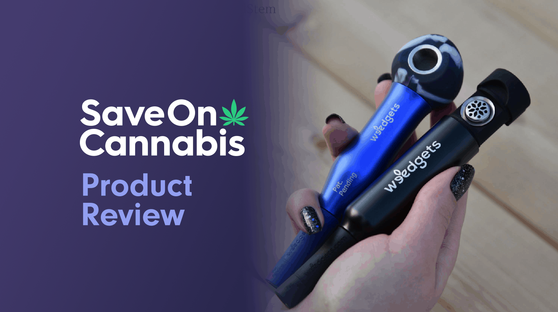 Weedgets Maze Pipe & Slider Pipe Save On Cannabis Review Website
