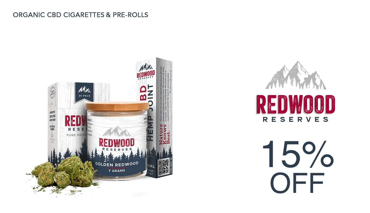 Redwood Reserves Coupon for CBD Prerolls