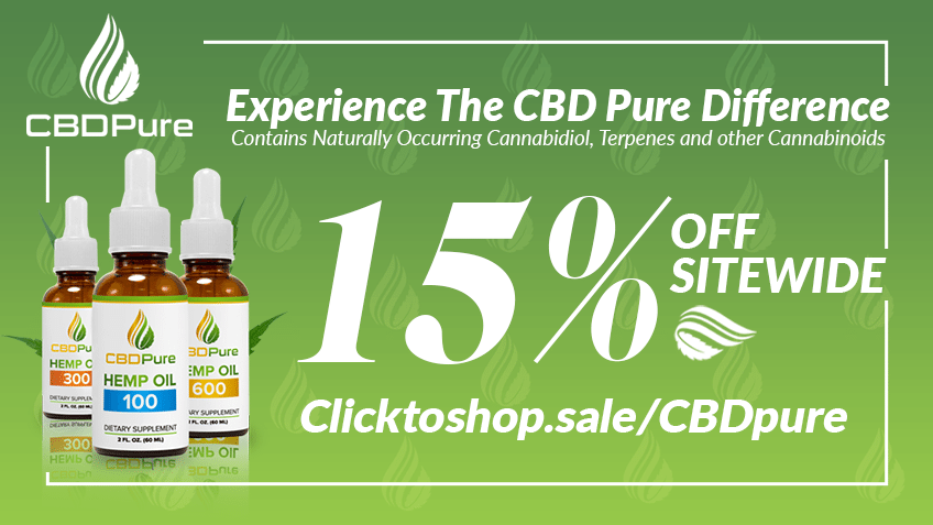 CBD Pure oil coupon codes online.