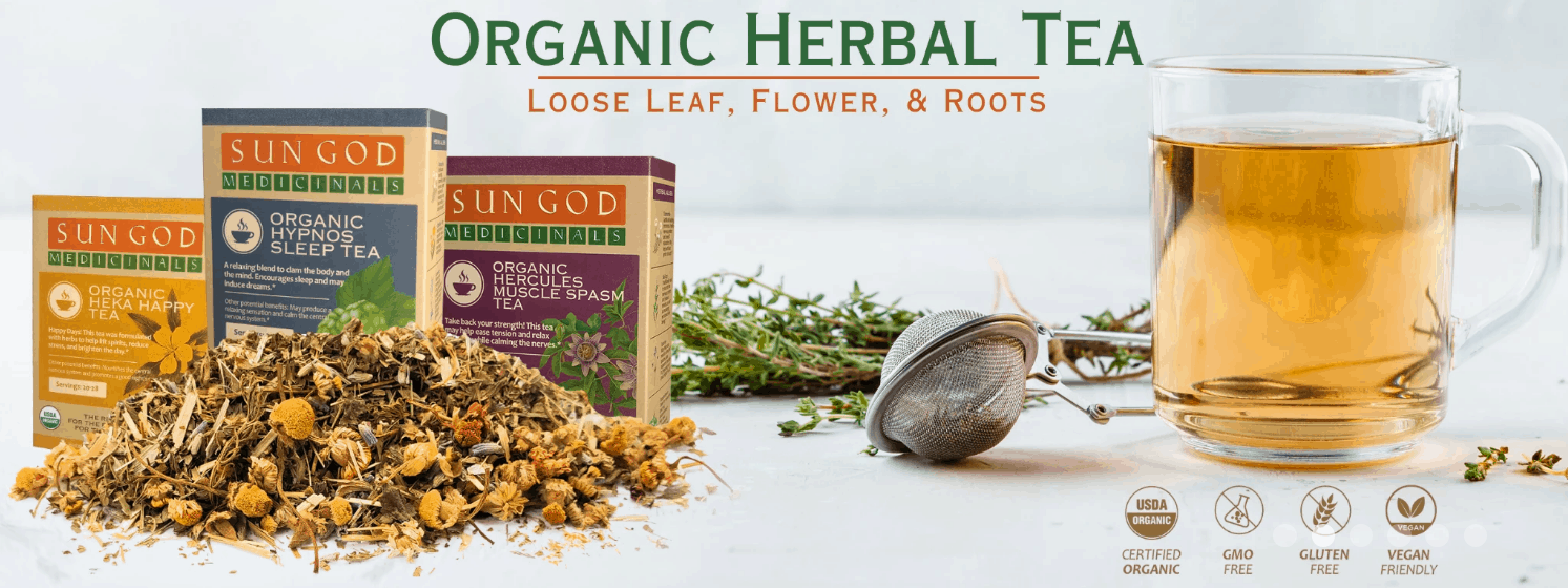 Herbal Tea By Sun God Medicinals Cbd 