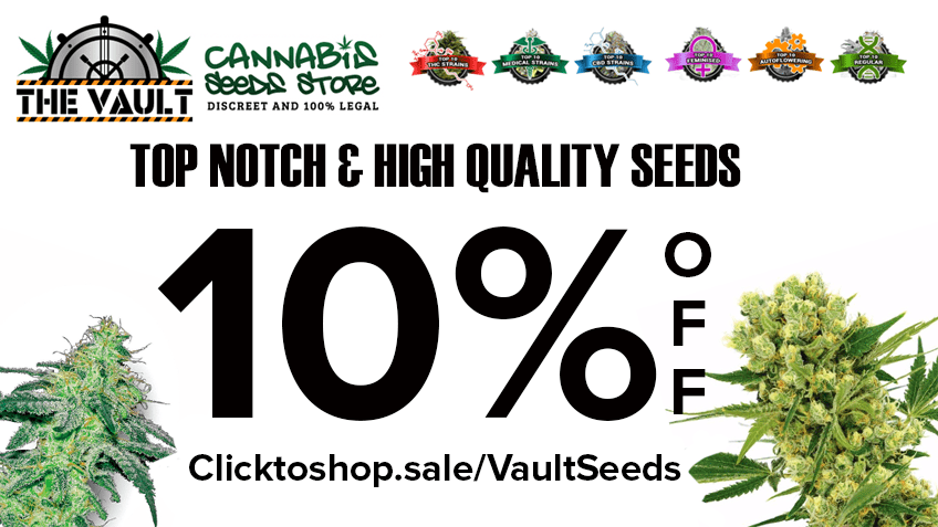 The Vault Cannabis Seeds Store Coupon Code Online Discount Save On Cannabis