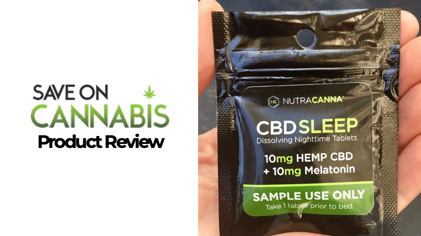 Nutracanna CBD Review - CBD Wake Capsules - Save On Cannabis - FEATURED