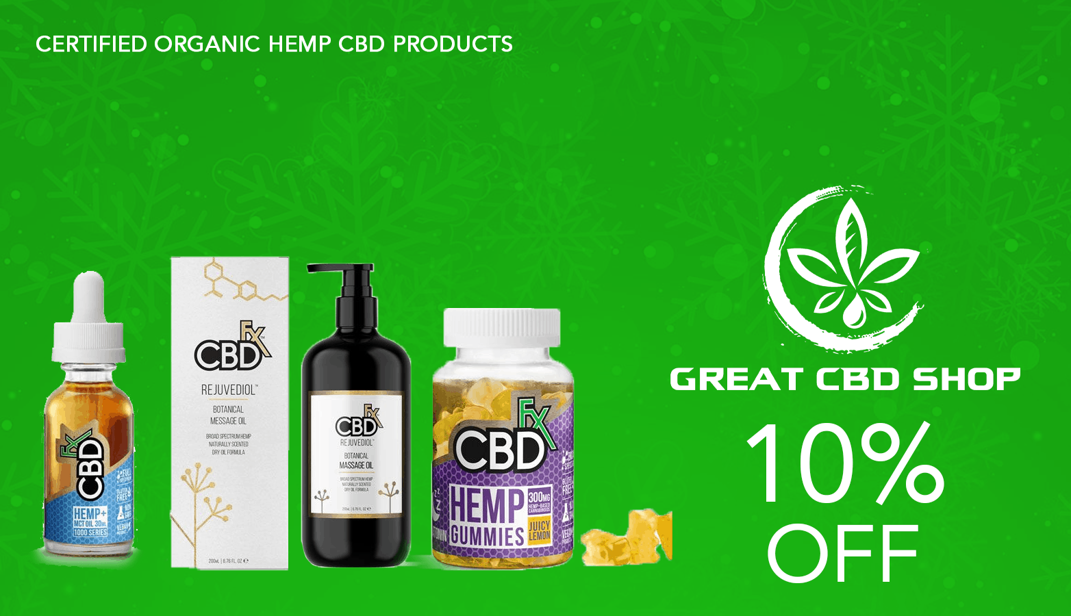 Great CBD Shop Coupon Code Offer Website