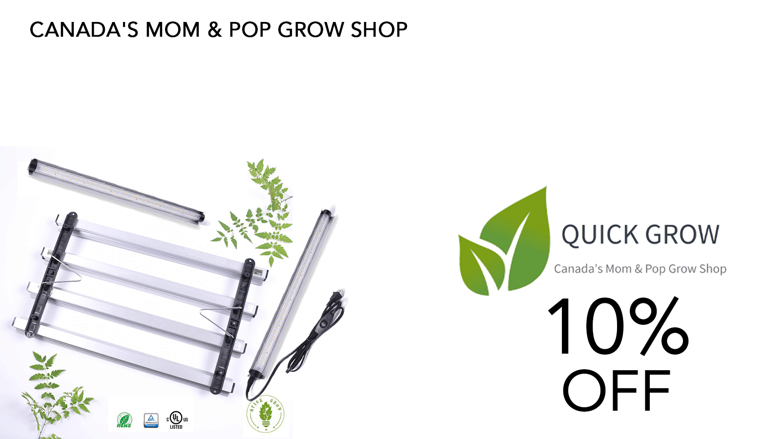 Quick Grow CBD Coupon Code Website