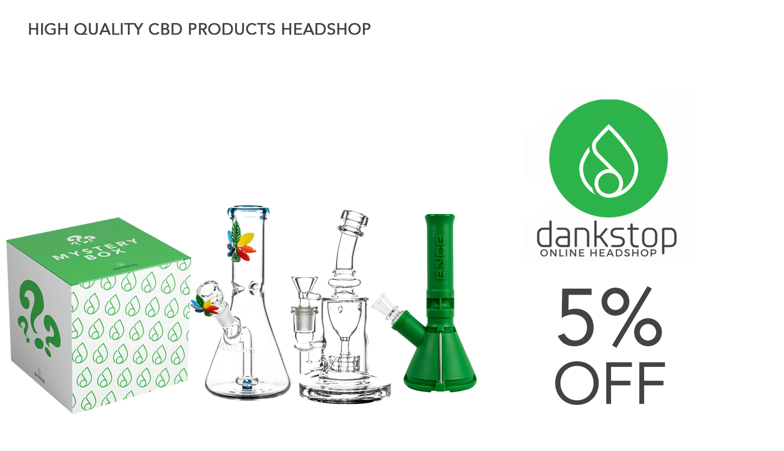 Dankstop CBD Coupon Code Website Redesign