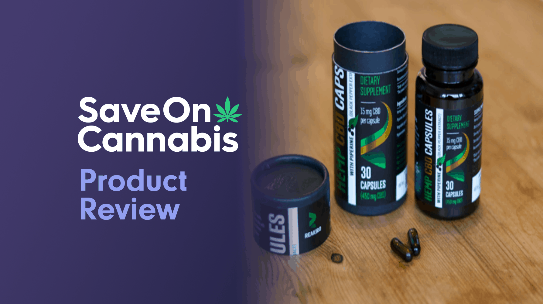 Reakiro Vegan Hemp CBD Capsules Review Website