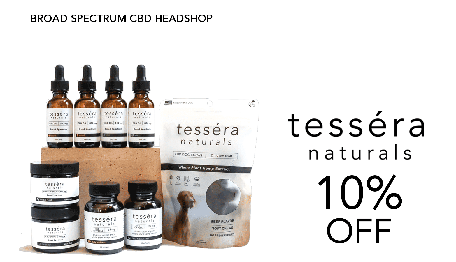 Tessera Naturals CBD Coupon Code Offer Website