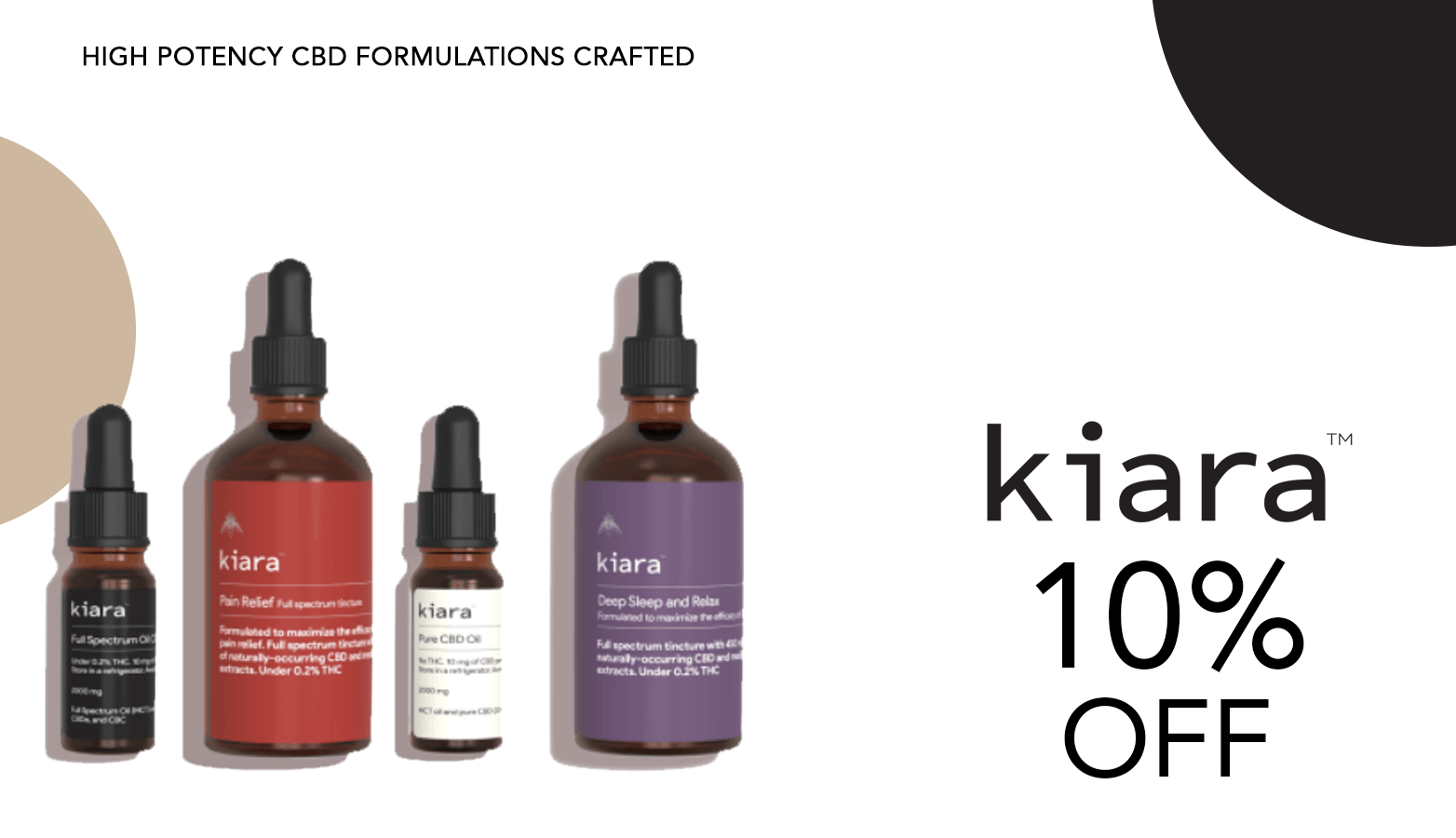 Kiara Naturals CBD Coupon Code Offer Website