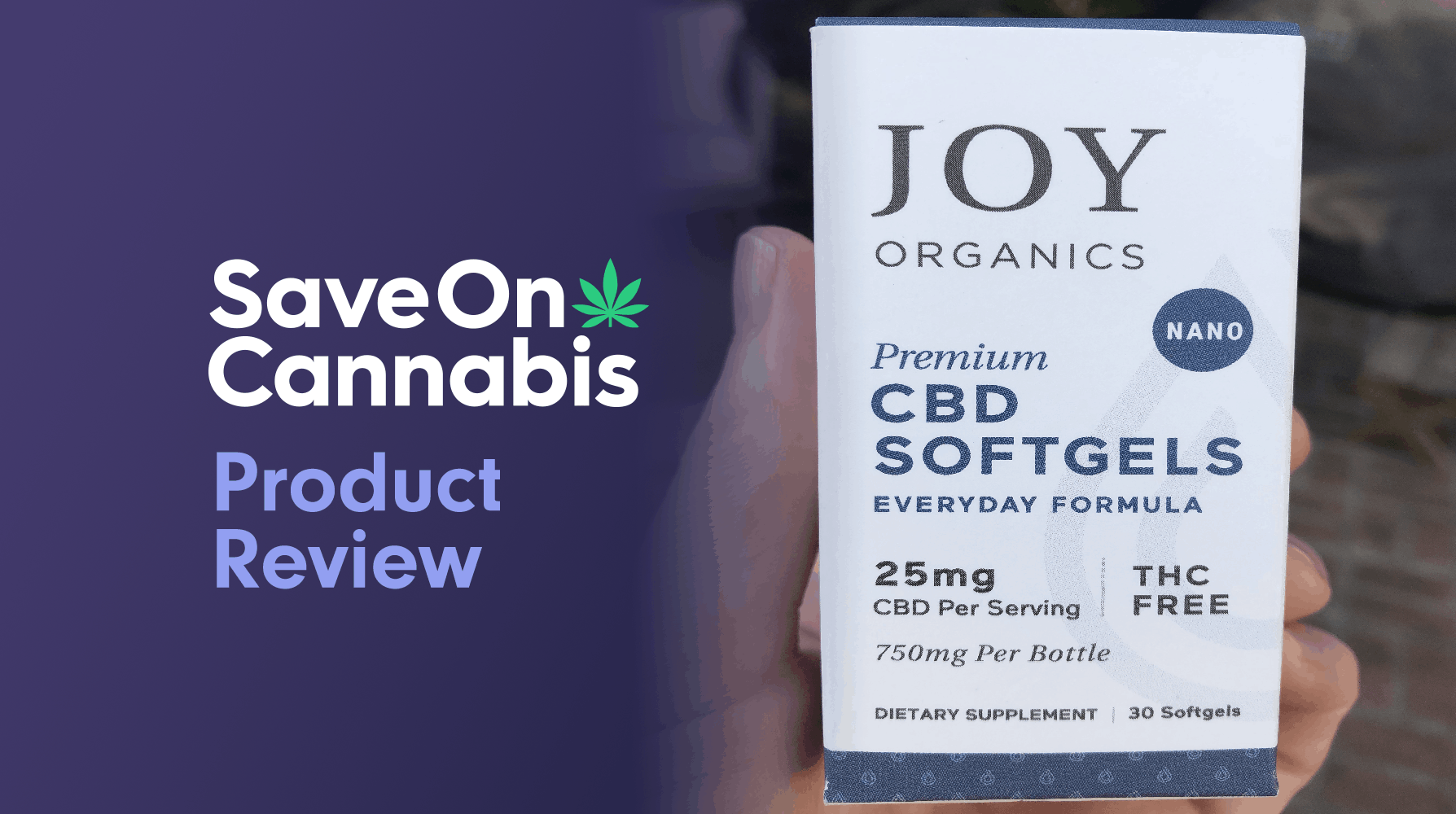 joy organics cbd softgels save on cannabis website