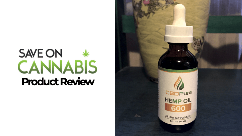 CBDpure Review - Save On Cannabis - CBD Tincture - FEATURED IMAGE