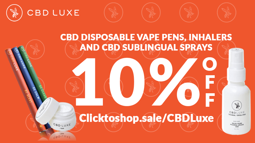 CBD Luxe Coupon Code Online Discount Save On Cannabis