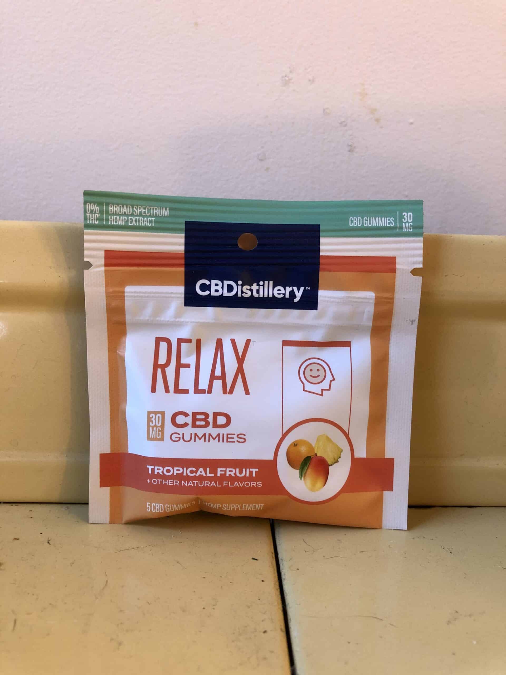 CBDistillery Relax CBD Gummies Tropical Fruit