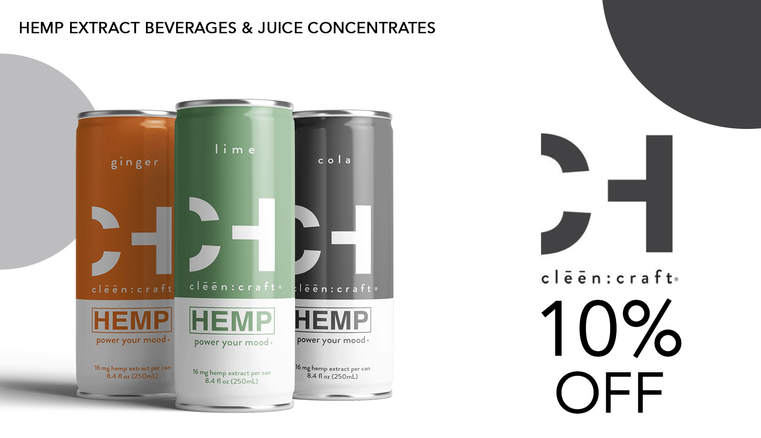 Cleen Craft CBD Drinks Coupon Code Offer Website