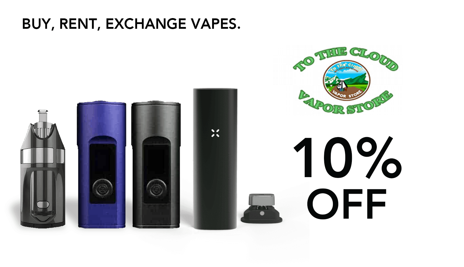 To The Cloud Vapor Store Coupon Promo Certificate Website Redesign