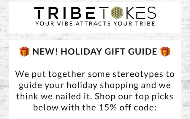 15% Off Sitewide For Christmas At Tribe Tokes! (Exp. 12/31) - Image - Screenshot 2023 12 11 At 10.36.57 Pm E1702735327894