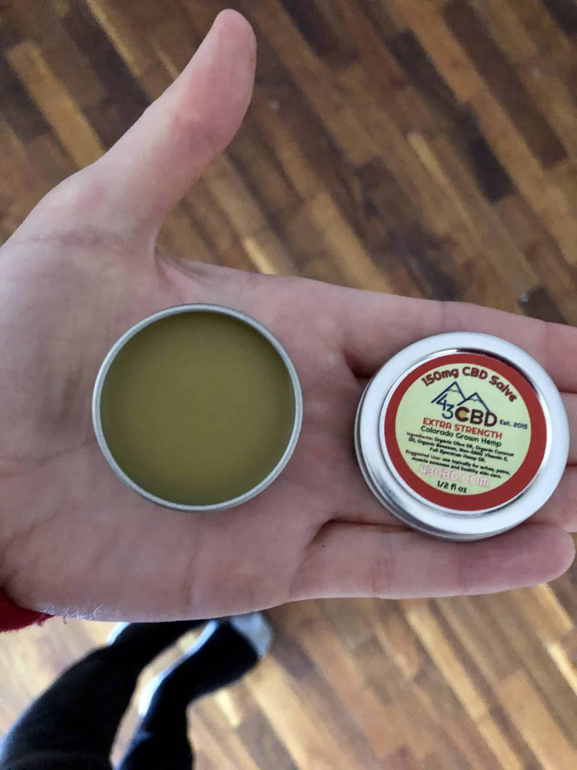 43 Cbd Pocket Tin Hemp Oil Salve 150 Mg Save On Cannabis Review Beauty Shot