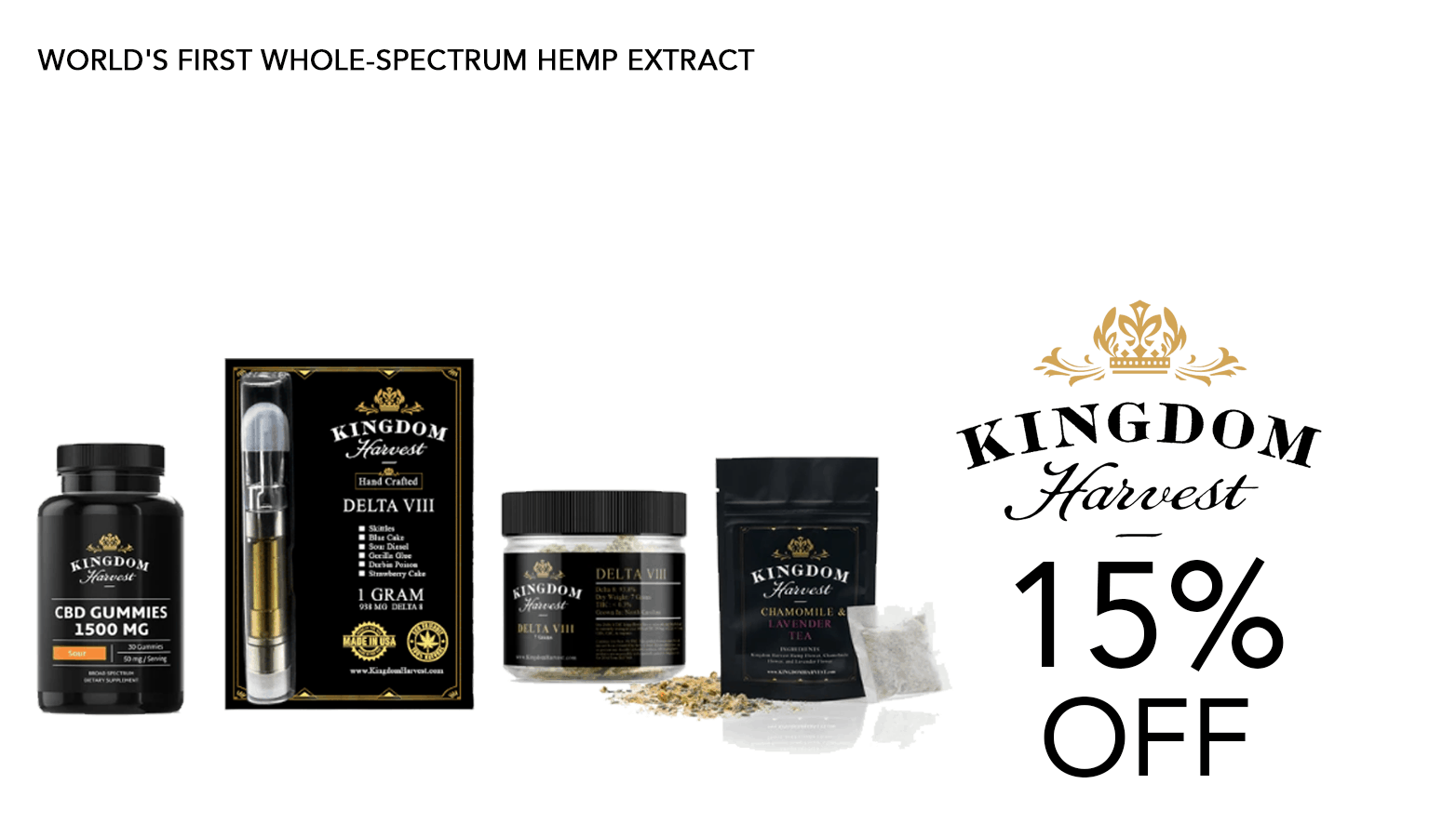 Kingdom Harvest CBD Coupon Code Offer Website