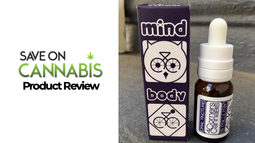 4 Corners Cannabis Review - CBD Tincture - Featured Image - Save On Cannabis