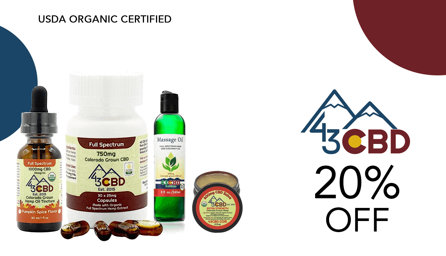 43 CBD Solutions Coupon Code Offer Website