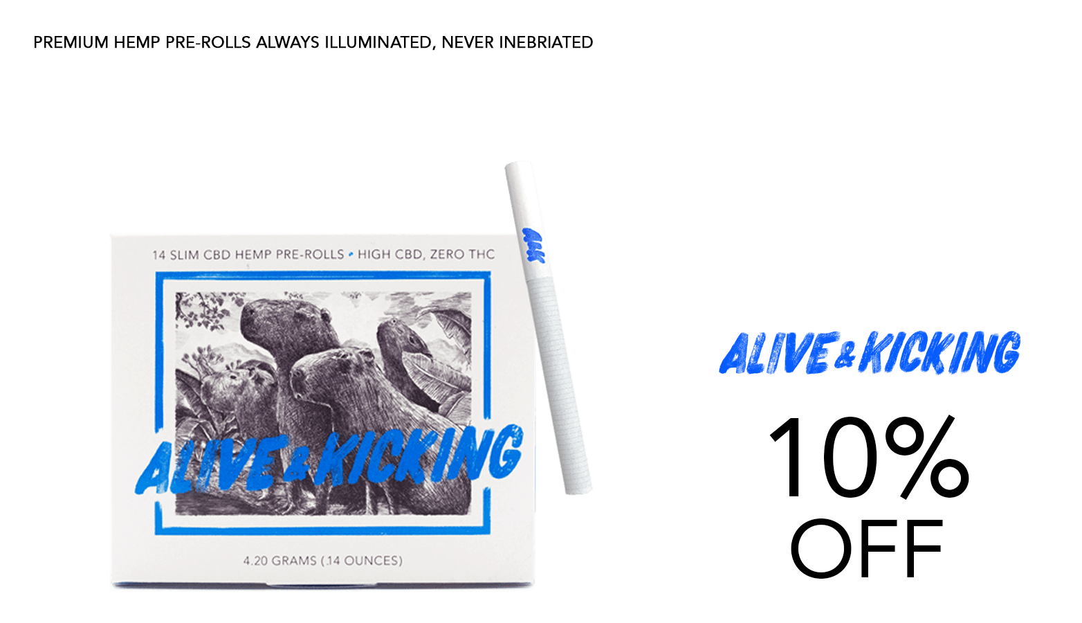 Alive & Kicking CBD Coupon Code Offer Website