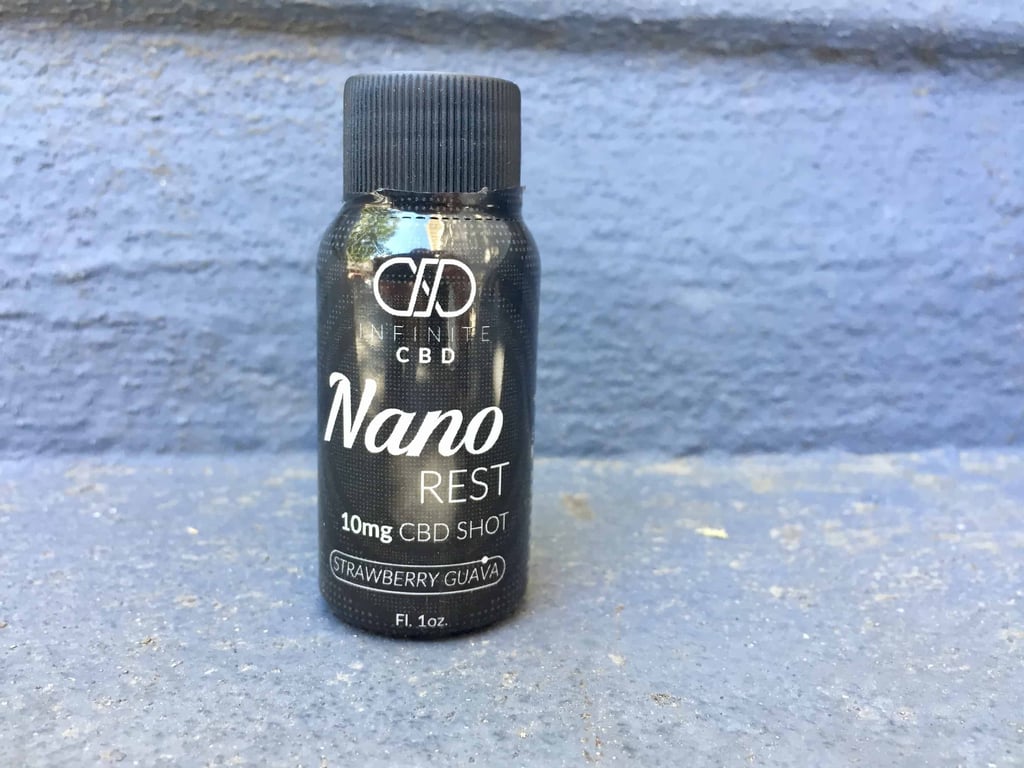 Infinite Cbd Review - Nano Rest Shot - Save On Cannabis