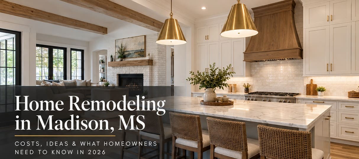 Home Remodeling in Madison, MS: Costs, Ideas & What Homeowners Need to Know in 2026