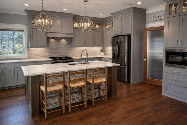 Kitchen remodel by Bradley Brown Inc. in Brandon, MS