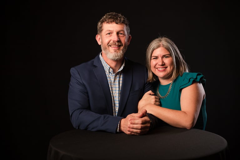 Bradley Brown and wife