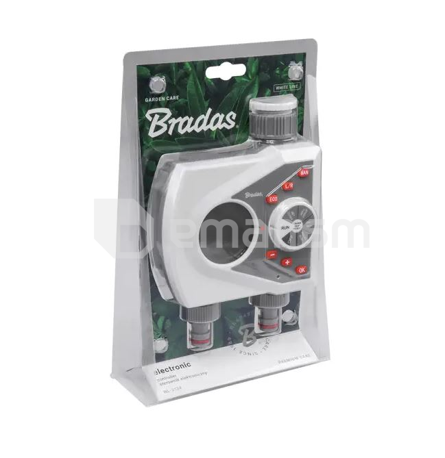 სარწყავის ელექტრო ტაიმერი 2-მხრივი Bradas WL-3134