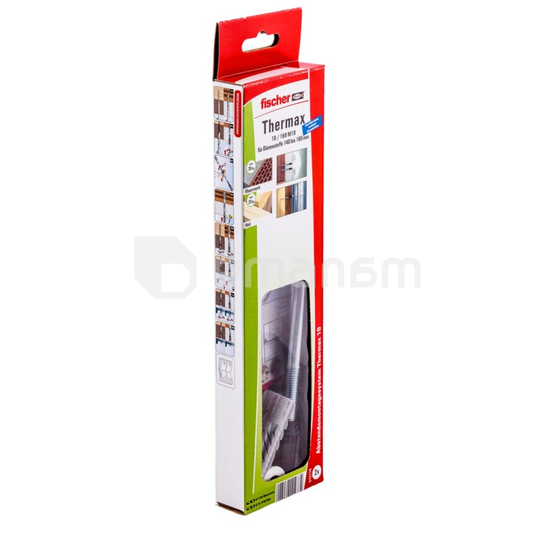 სამონტაჟო დიუბელი Fischer Thermax 10/160 M10 2 ც.
