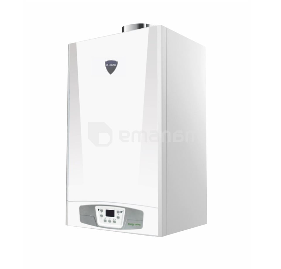 ქვაბი კედლის გაზის კოაქსალური მილით Decorall DE32 32kw