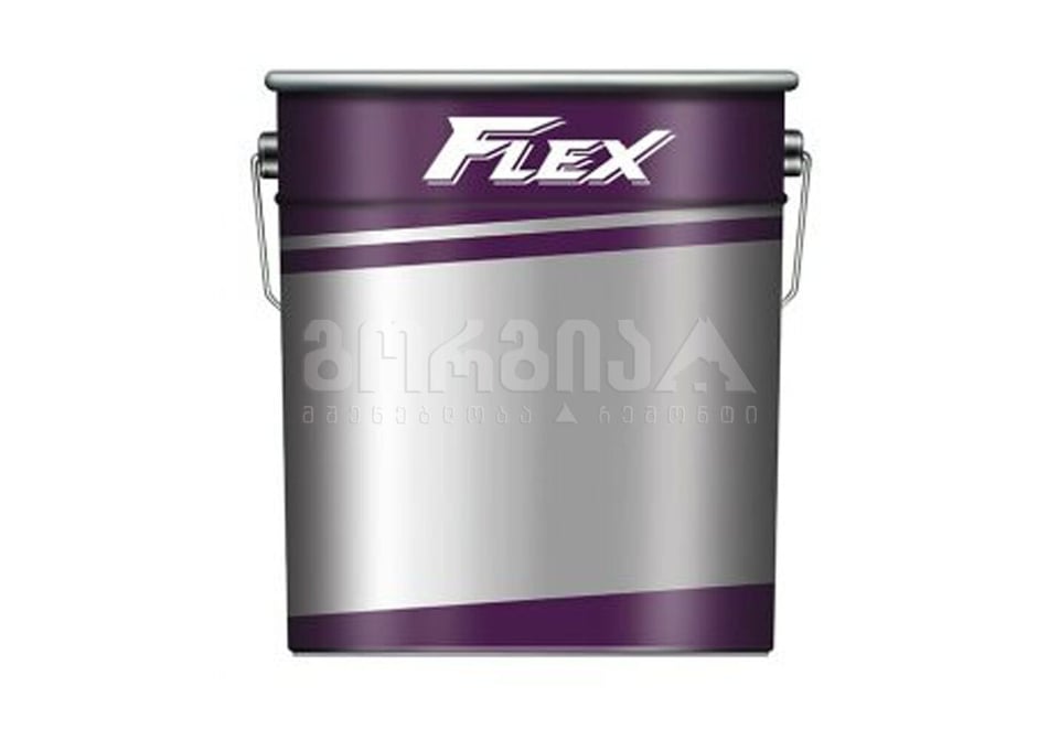 საღებავი ხისა და მეტალისთვის გლუვი 17/1 FLEX-1000 თეთრი 17კგ