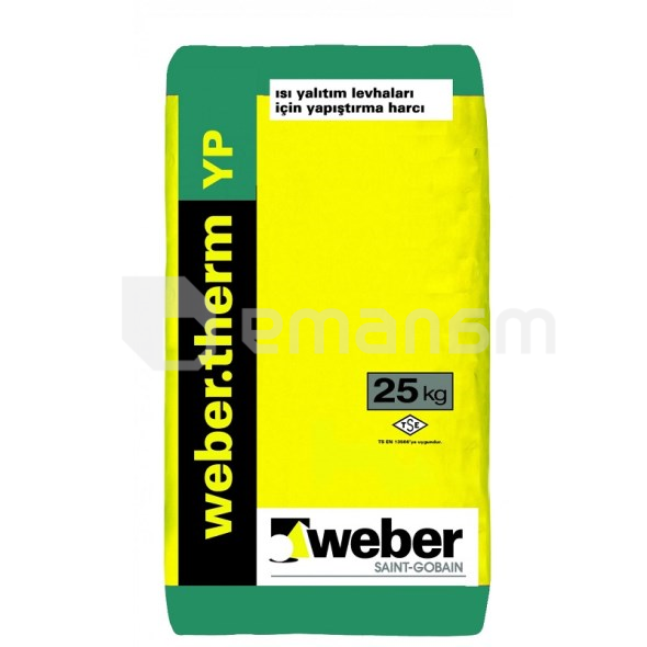 წებო პოლისტიროლის Weber.therm YP 25 კგ